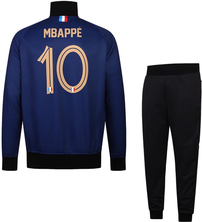 Mbappe Frankrijk Trainingspak Thuis - Kind en Volwassenen-M
