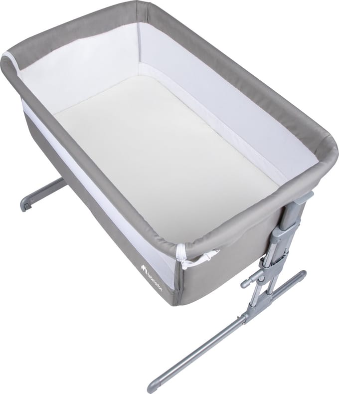 Bebeconfort Calidoo Co-Sleeper - Warm Grey - 2-in-1 babybedje - Hoogte verstelbaar