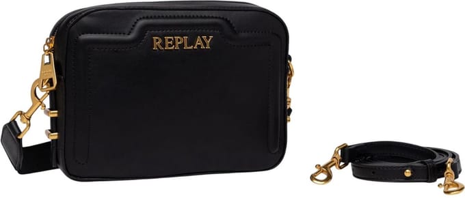 REPLAY Schoudertas Crossbody Bag Black Zwart