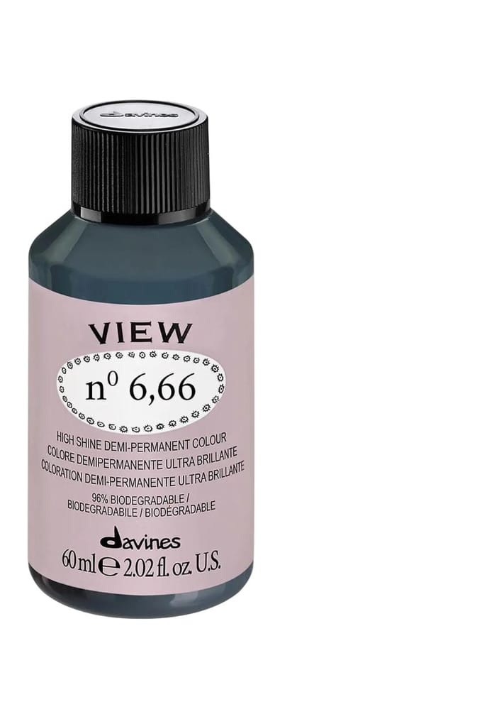 Davines high shine demi permanent color View 60ML 6.66 Intense Red Dark Blonde