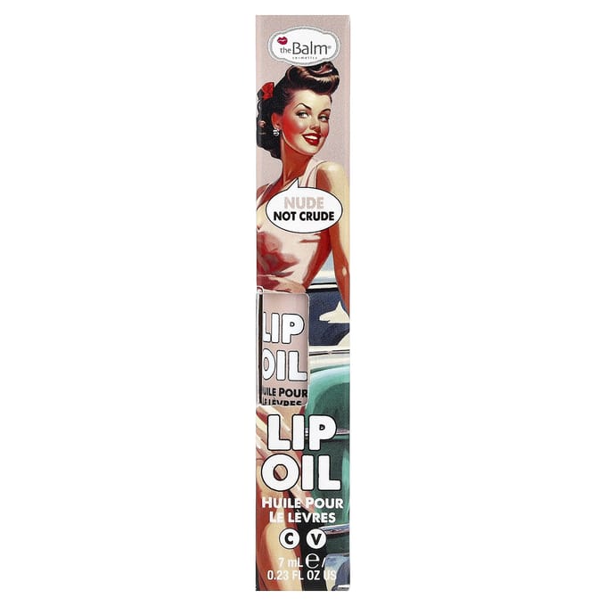 theBalm - Lip Oil - 8 Colors Nude not Crude - 7.4ml