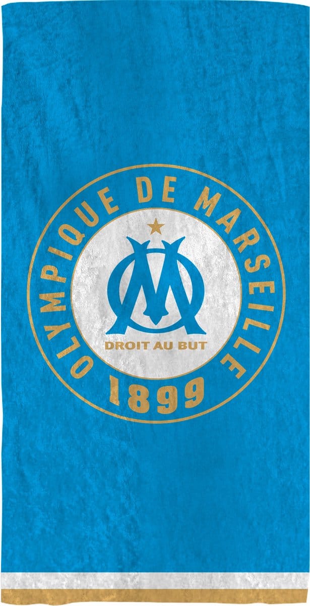 Olympique Marseille Strandlaken Equipe - 75 x 150 cm - Katoen