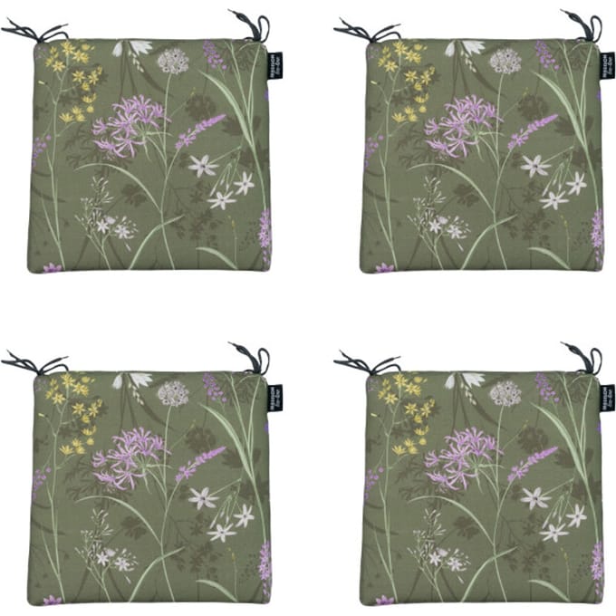 Madison zitkussen eco-line - 40x40x4,5cm set van 4