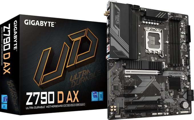 Gigabyte Z790 D AX Moederbord Socket Intel LGA 1700 Vormfactor ATX Moederbord chipset Intel® Z790