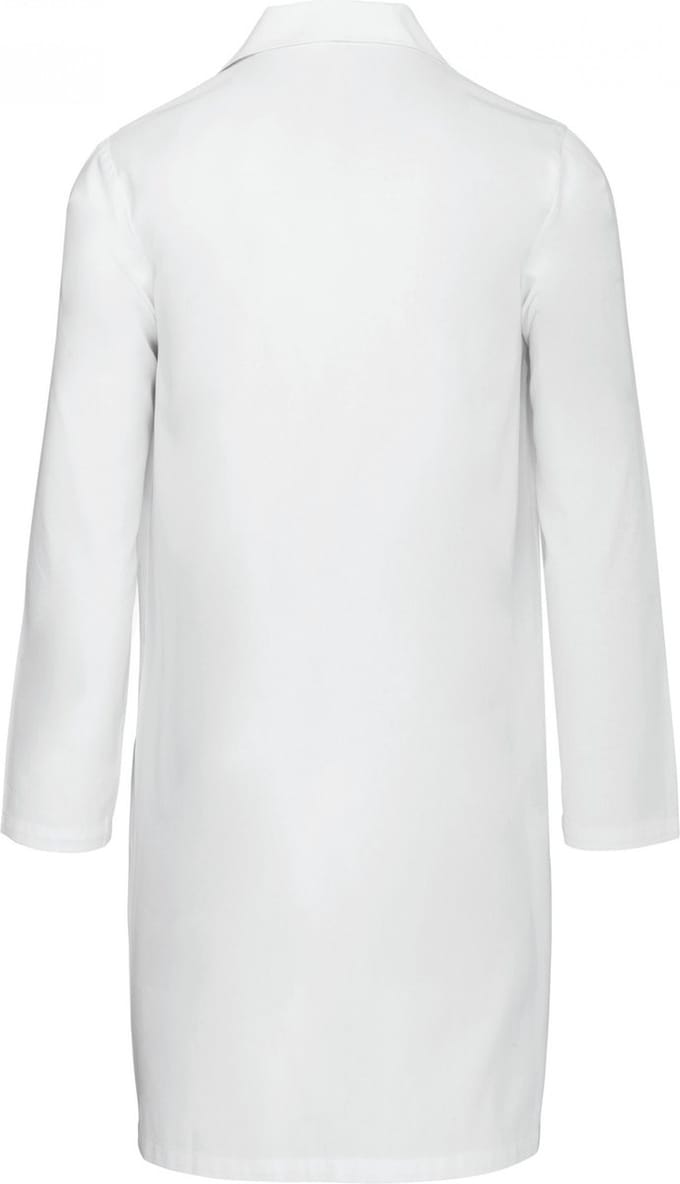 Schort/Tuniek/Werkblouse Unisex S WK. Designed To Work White 100% Katoen