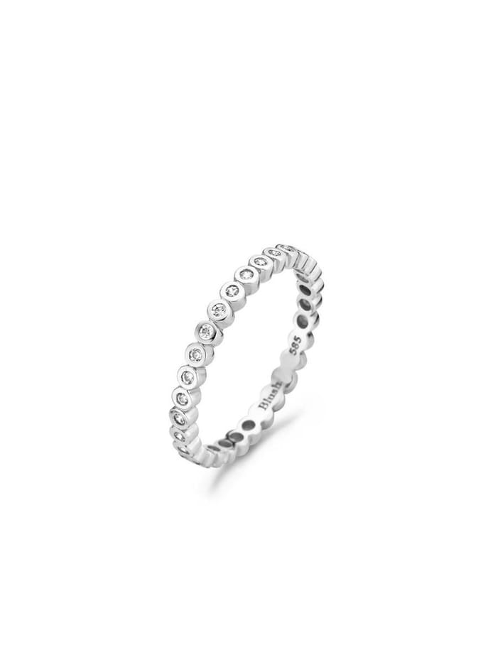 Blush Ring 1120WZI -  Wit Goud (14Krt.) met Zirconia