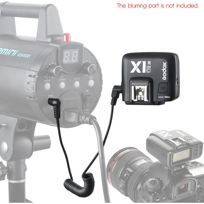 Godox TTL X1R-C Draadloze Flitstrigger Ontvanger 32 Kanalen voor Canon EOS gray