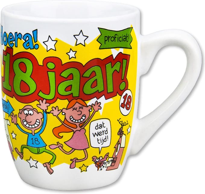 Cartoonmok - 18 jaar