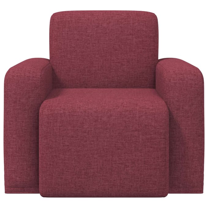 vidaXL - Fauteuil - Wijnrood - Stof