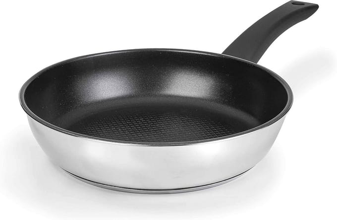 Drie-laags koekenpan 24 cm voor professioneel gebruik