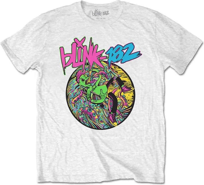Blink182 - Overboard Event Heren T-shirt - S - Wit