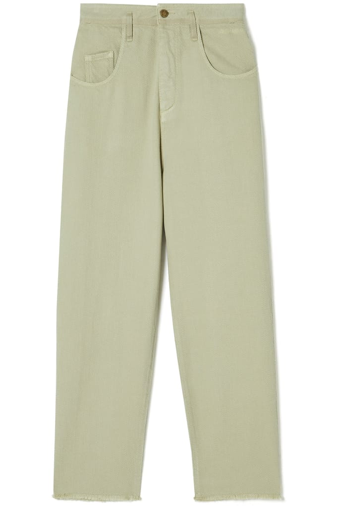 Louise Misha Pants Lou Khaki Größe: 38 | Straight Jeans Outlet | Damen | Braun
