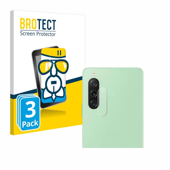 Screenprotector 3 Stuks voor Sony Xperia 10 V (ALLEEN Camera Lens) Beschermglas transparant