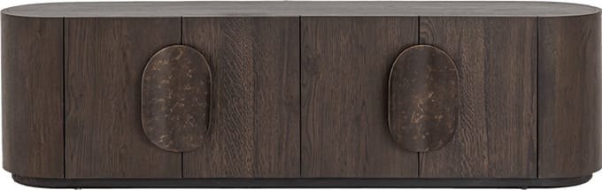 Tower Living - Allure tv-meubel - 180 cm - donkerbruin