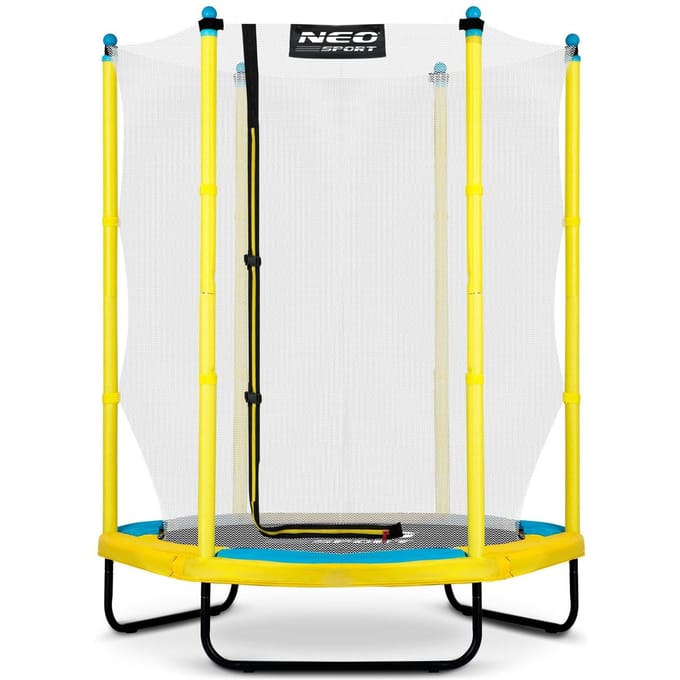 Kindertrampoline 140 cm - 4,5ft - geel groen