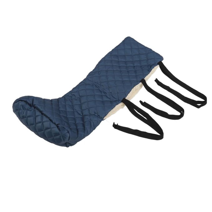 Warme Been Gips Hoes Wasbaar Zacht Elastisch Been Voet Gips Sok Beschermer met Verstelbare Band Lang Short black