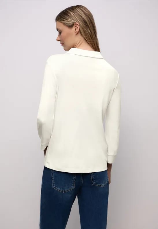 Poloshirt met rits