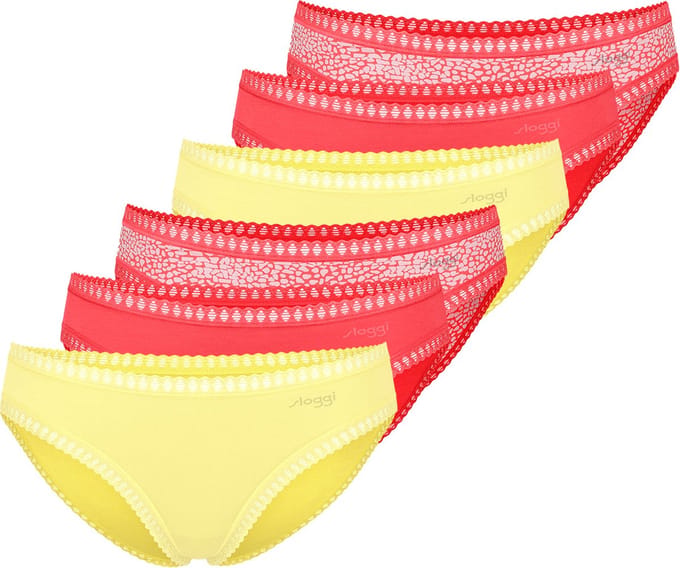 sloggi Dames slip / onderbroek 6 pack GO Crush