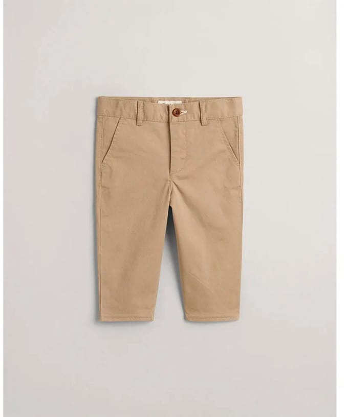 Gant 515003 Chino Shorts Beige,Bruin 9-12 Months Kinderen