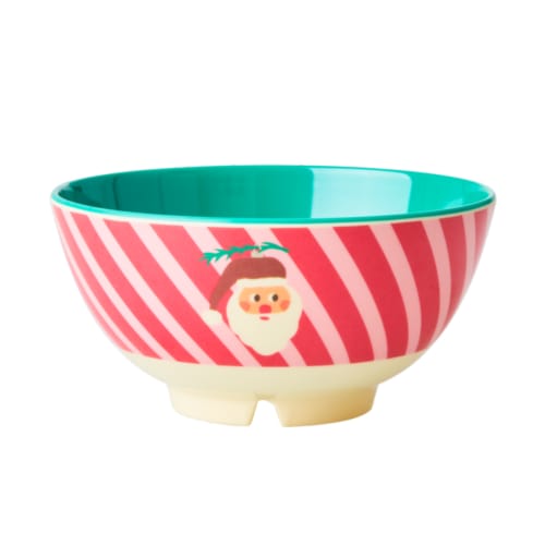 Rice kerst melamine kom christmas santa print