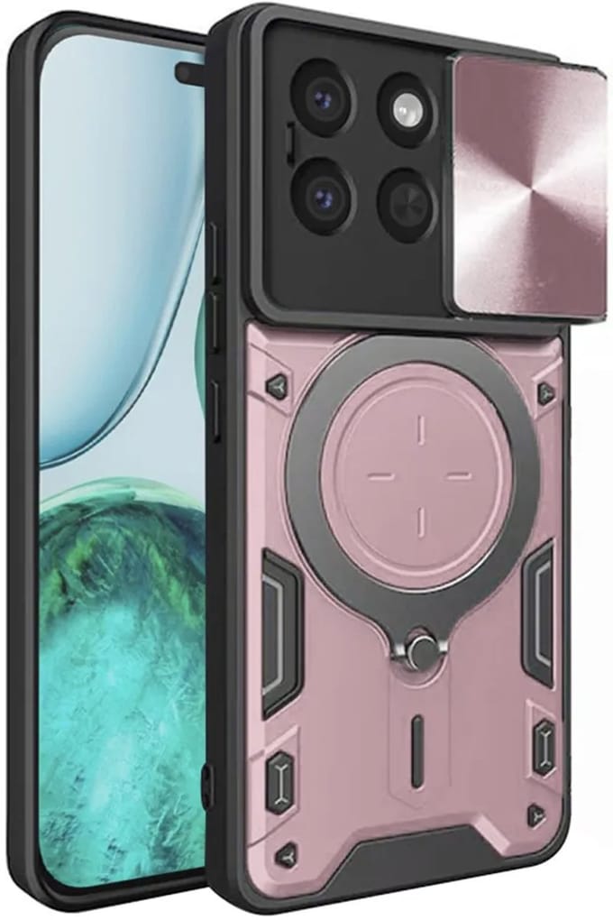 Hoesje geschikt voor HONOR X8c - Techsuit CamGuard Pro Back Cover - Roségoud