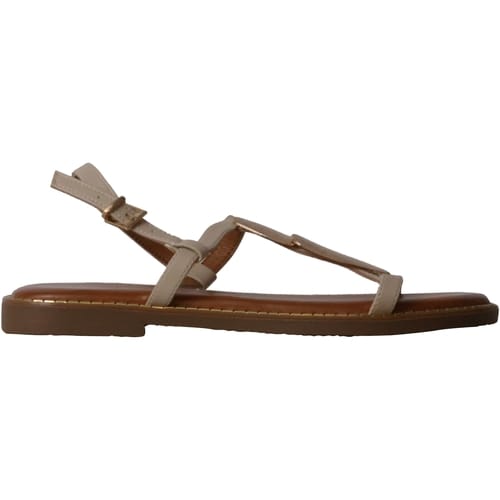 Platte sandalen met bandjes van Loevah Paris