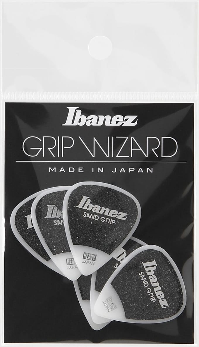 Ibanez - Sand Grip - Plectrum - Heavy - 1.00 mm - 6-pack