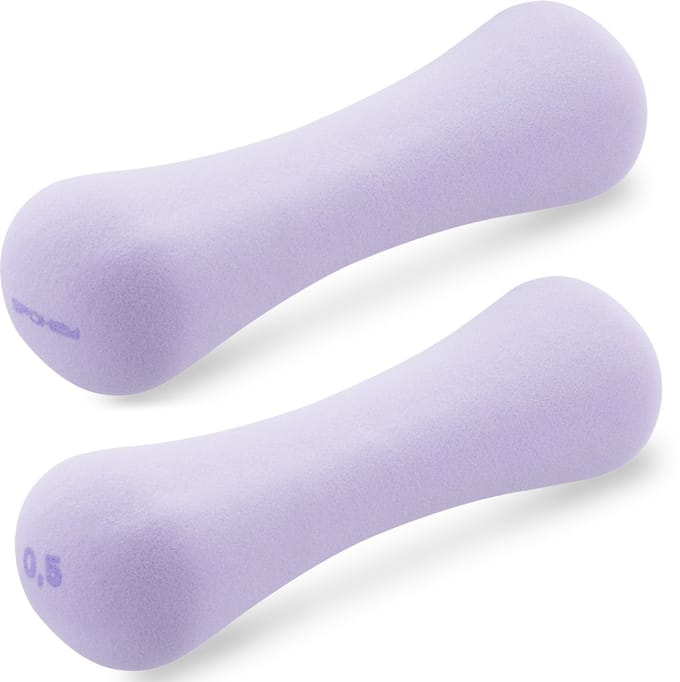 Spokey BONE Dumbbells - Paars - 2 x 0,5 kg
