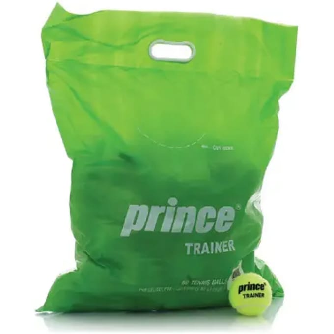 Zak van 60 tennisballen Prince Trainer
