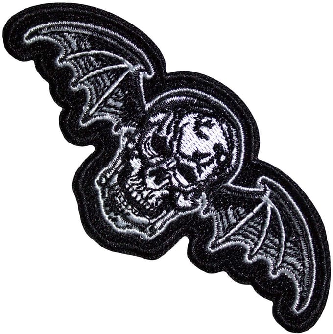 Avenged Sevenfold - Deathbat Patch - Zwart/Wit