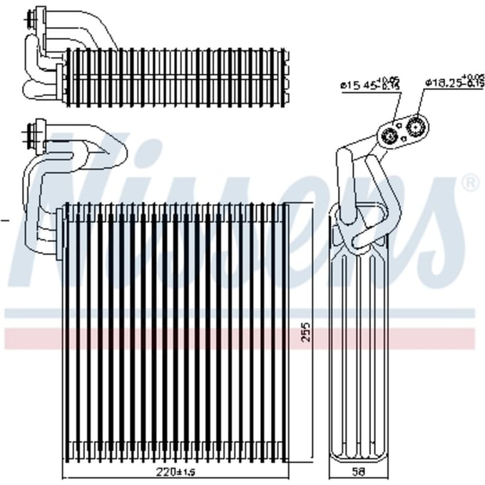 Verdamper, airconditioning NISSENS 92214