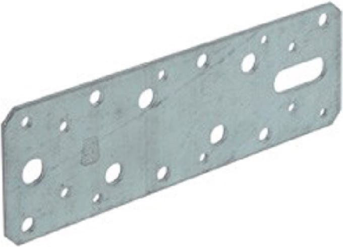 Gb koppelplaat 250x46x2.5mm verzinkt 07224 ( a 1 st )