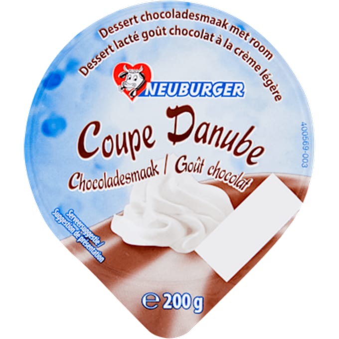Chocoladetoetje met room