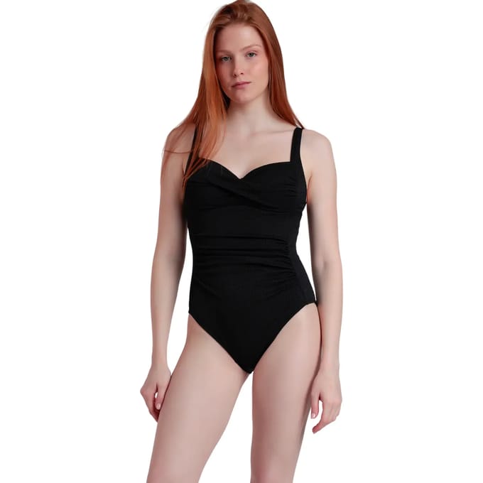 Badpak Admas Eendelig zwempak met balconette-drape Malibu Spirit