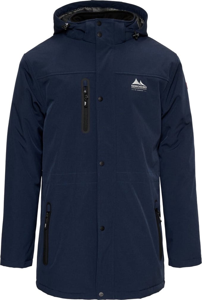 Nordberg ANDRE - Lange Winterjas - Heren - Navy - Maat M