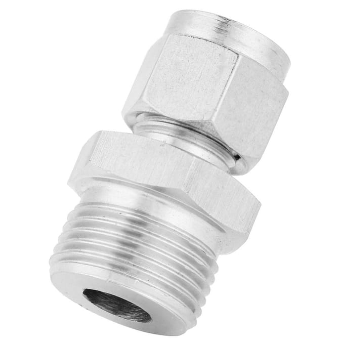 RVS Pijpfitting Dubbele Knelring Verbindingsstuk Enkele Kaarthuls M20*1.5 8
