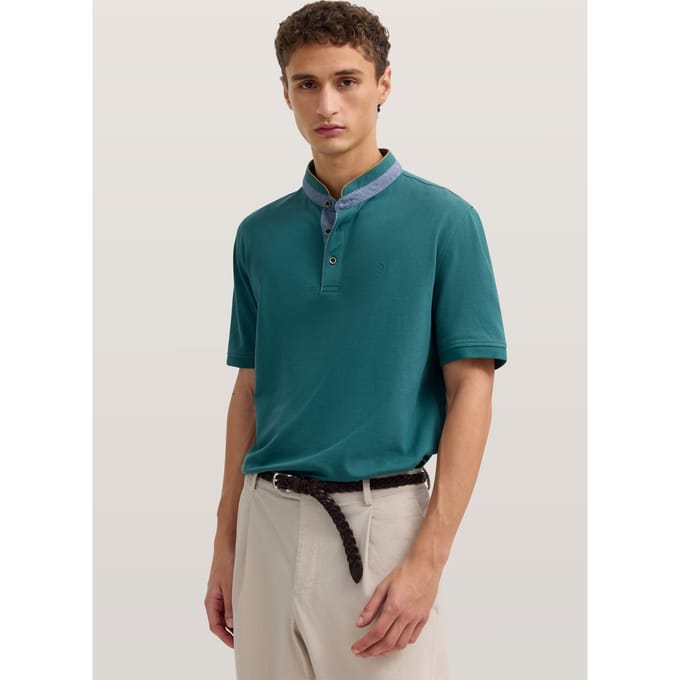 Bugatti Herren Polo Modern Fit van puur katoen