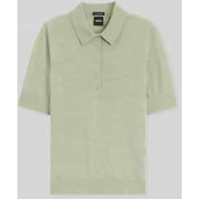 Regular fit poloshirt van zuivere scheerwol model 'Fidenka'