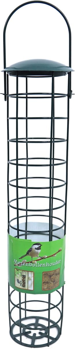 Metalen Mezenbollenhouder Groen 9x35 cm