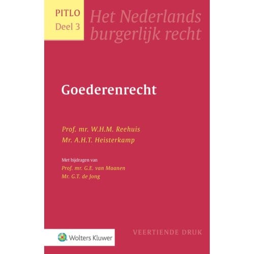 Pitlo 3 - Goederenrecht - W.H.M. Reehuis