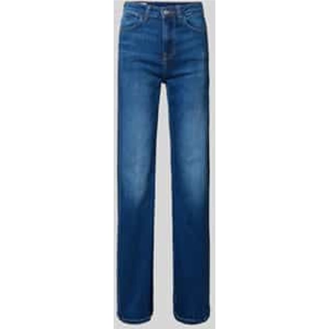 slim fit bootcut jeans van katoenmix model 'WILLA'