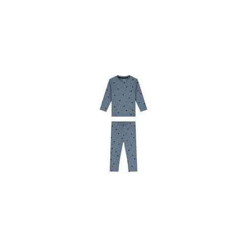 Prénatal peuter pyjama ruimte rib Steel Blue 80 heren