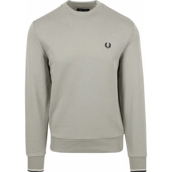 Sweaters Fred Perry Sweater Logo Limestone Grijs