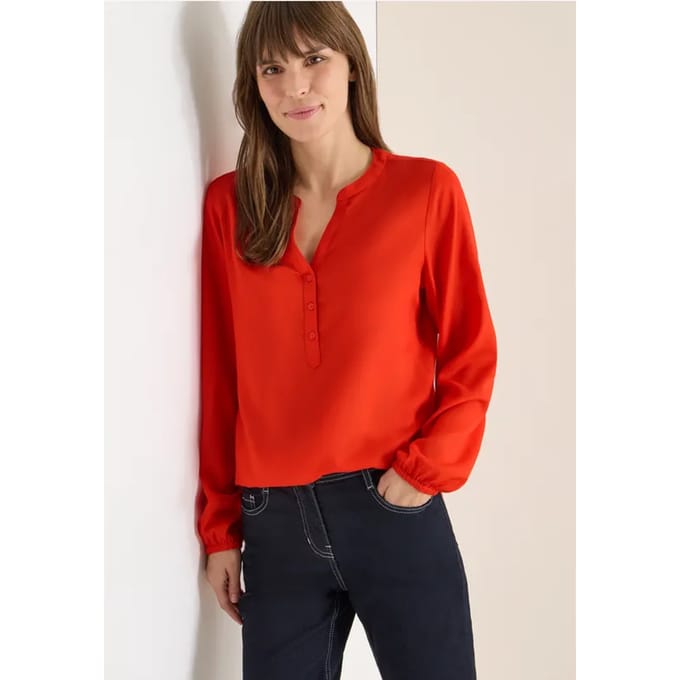 Blouse in effen kleur