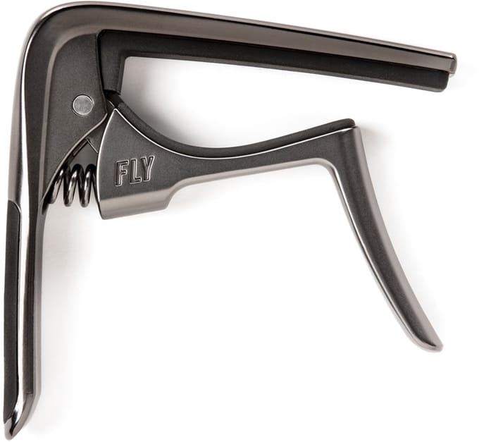 Dunlop 63CGM Trigger Fly Capo, Gun Metal - Capodaster voor staalsnarige gitaar