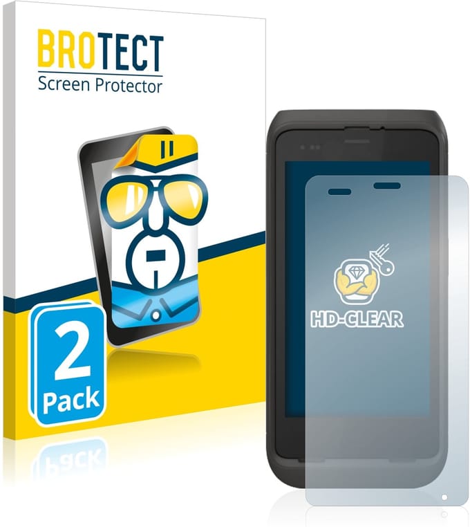BROTECT - Screenprotector voor Honeywell CT45 XP - Folie Beschermfolie transparant 2 Stuks
