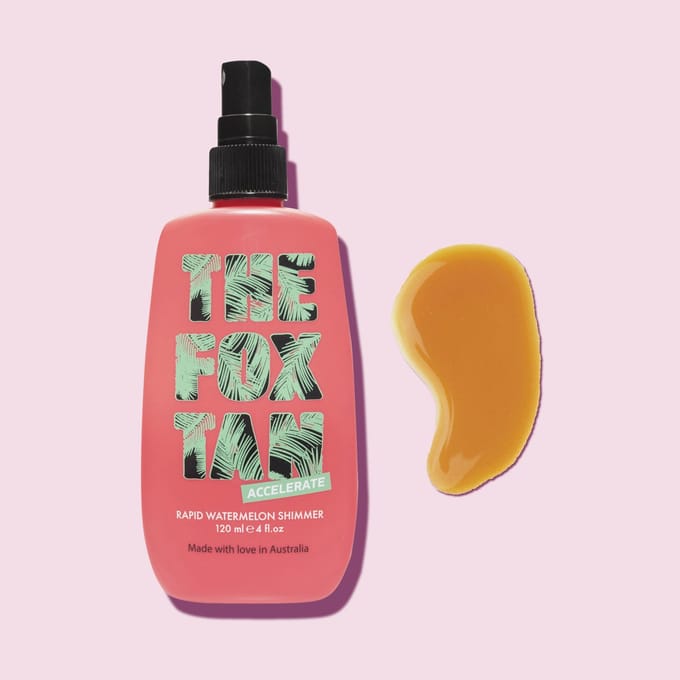 THE FOX TAN Accelerators Rapid Watermelon Shimmer Zelfbruiners Unisex 120 ml