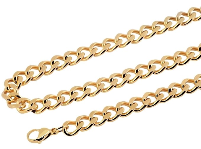 AKZENT Akzent unisex ketting Jonte, goudkleurig, duurzaam