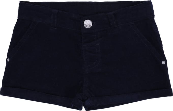 Donkerblauwe corduroy shorts YD