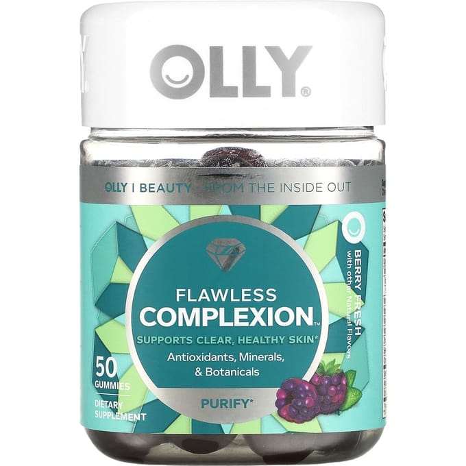 OLLY, Vlekkeloze Huid, Berry Fresh, 50 gummies